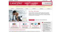 Desktop Screenshot of lancorepayment.co.uk